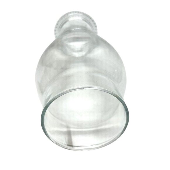 Lamplight Farms Clear Glass Oil/Kerosene Lamp 14" Horse & Buggy Design Hexagon B - Picture 9 of 9